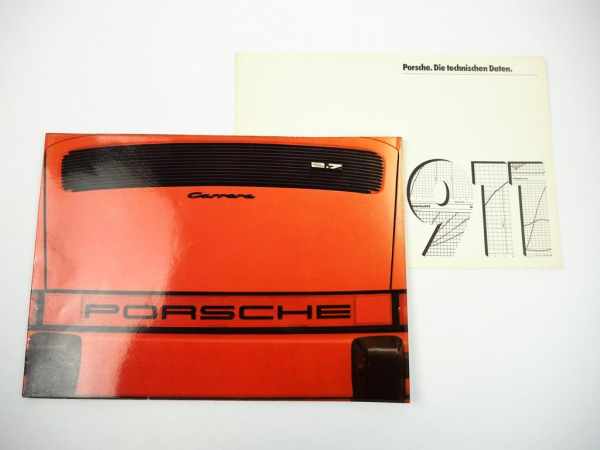 Prospekte Porsche 911 911S Carrera G-Modelle 2,7 Liter 1974 und Technische Daten