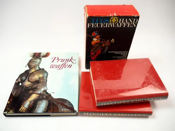 Prunkwaffen J. Schöbel 1975 + Handfeuerwaffen Überblick Lugs 1980 Militärverlag