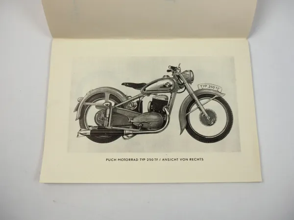 Puch 250TF Motorrad Ersatzteilliste Ersatzteilverzeichnis