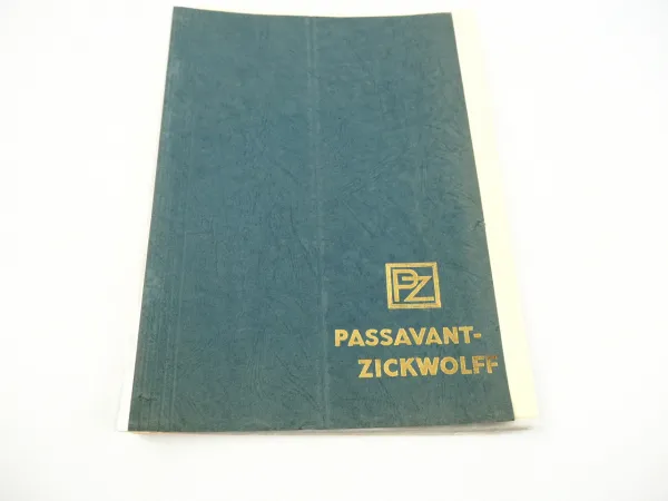 PZ Passavant Zickwolff Frankfurt a. M. Katalog Eisenwaren Sensen 1953