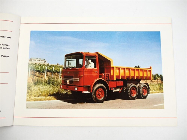 Raba 836 LKW Muldenkipper Prospekt 1970er Jahre Ungarn
