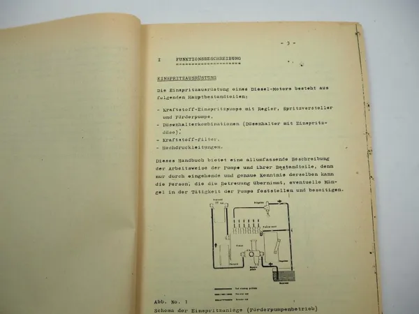 Raba Czepel Einspritzpumpe Typ 170 171 172 Beschreibung Werkstatthandbuch