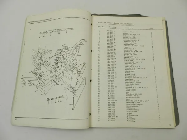 Ransomes Motor 5/3 Rasenmäher Betriebsanleitung Ersatzteilliste ca. 1985