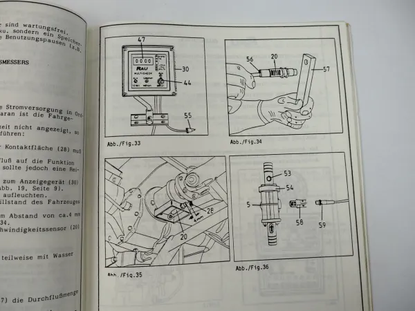 Rau Pflanzenschutztechnik Elektronik Serviceschulung 1987/88