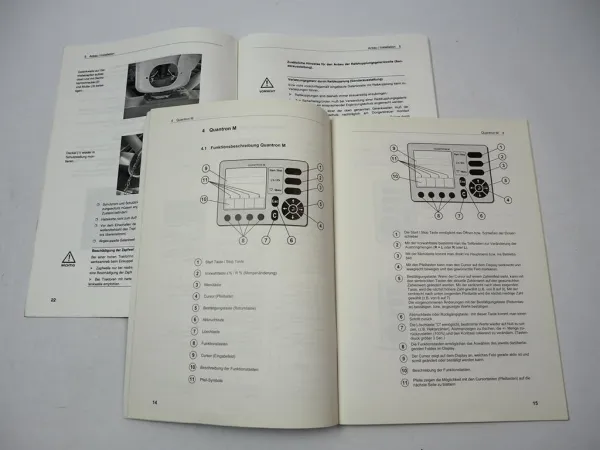 Rauch Alpha 1141W Düngerstreuer + Quantron M Steuerung Betriebsanleitung 2001/06