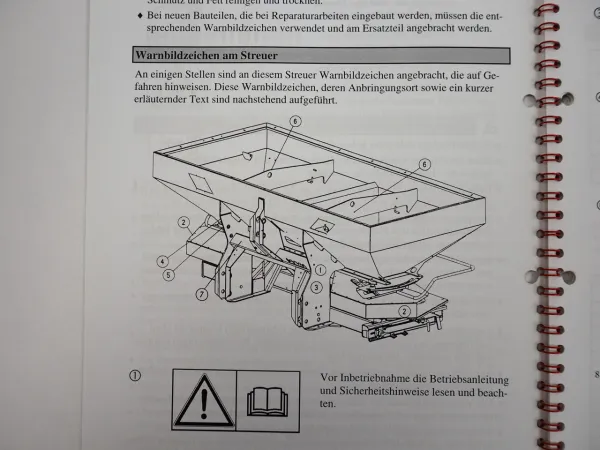 Rauch Axera M Düngerstreuer Betriebsanleitung Bedienungsanleitung