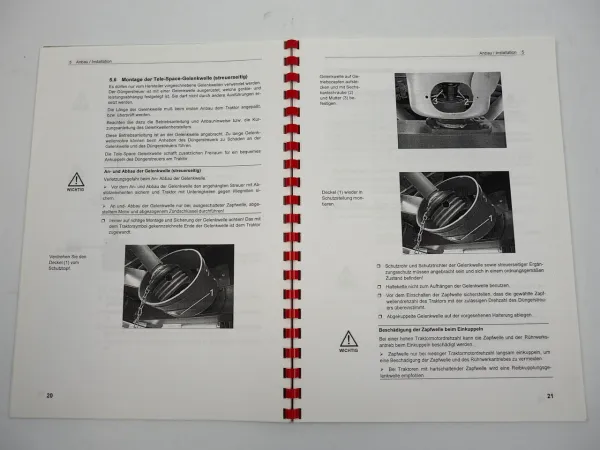 Rauch Axera MW Düngerstreuer Betriebsanleitung Bedienungsanleitung