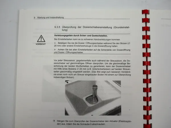 Rauch Axera MW Düngerstreuer Betriebsanleitung Bedienungsanleitung