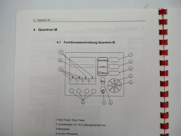 Rauch Quantron M eco Steuerung für Alpha 1131 1141 Axera M Betriebsanleitung