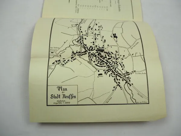 Reiseratgeber Neuffen und Hohenneuffen Nürtingen 1926 Metzger Baden-Württemberg