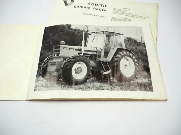 Renault 1151-4 Tracteur Guide D Utilisation et D´ Entretien