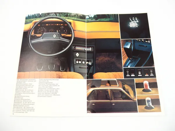 Renault 18 TL GTL TS GTS PKW Prospekt 1970er Jahre