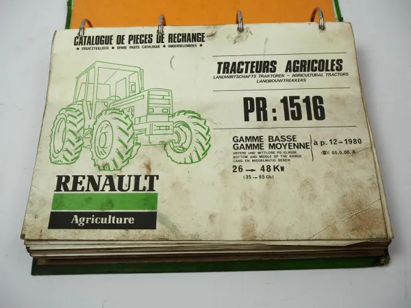 Renault 351M 421 461 462 466 551 556 651 656S Ersatzteilkatalog Ersatzteilliste