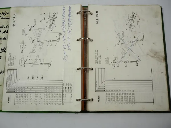 Renault 351M 421 461 462 466 551 556 651 656S Ersatzteilkatalog Ersatzteilliste