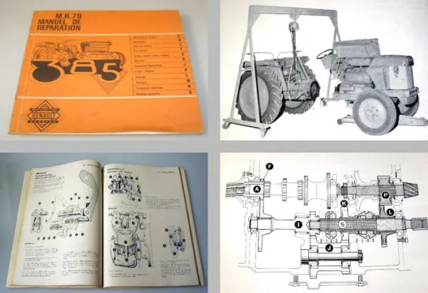 Renault 385 R77 R78 Manuel de reparation 1964