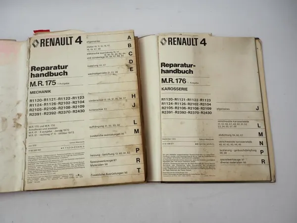 Renault 4 Karosserie + Mechanik Werkstatthandbuch Reparaturanleitung ab 1967