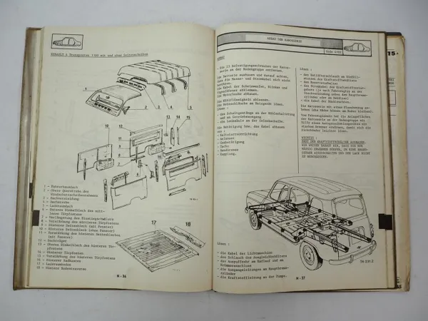 Renault 4 Karosserie + Mechanik Werkstatthandbuch Reparaturanleitung ab 1967