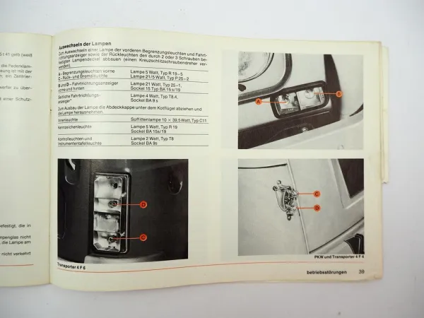 Renault 4 TL GTL F4 F6 Betriebsanleitung Bedienungsanleitung 1980