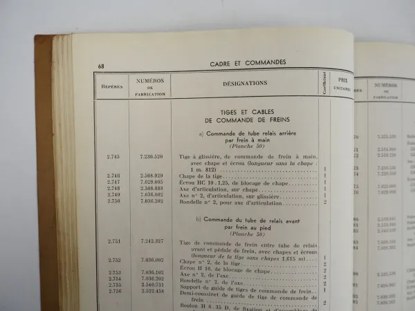 Renault AGK1 Camion LKW Catalogue Pieces de Rechange Ersatzteilliste 1940