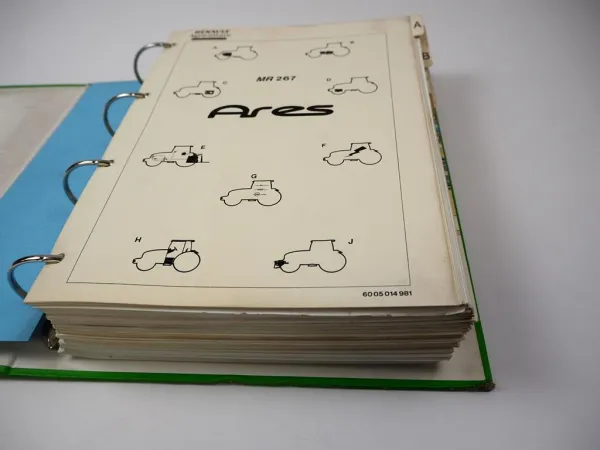 Renault Ares 540 550 610 620 630 Werkstatthandbuch Reparaturanleitung Kap. A - D