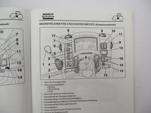 Renault Ares 710 720 Traktor Betriebsanleitung Bedienung Wartung 1997