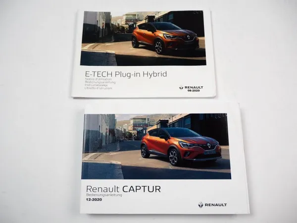Renault Captur 2 + Plugin Hybrid Bedienungsanleitung Betriebsanleitung 2020