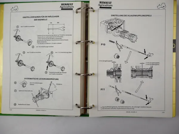 Renault Ceres 65 75 7 85 95 + X Traktor Reparaturanleitung Werkstatthandbuch