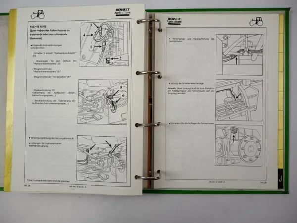 Renault Ceres 65 75 7 85 95 + X Traktor Reparaturanleitung Werkstatthandbuch
