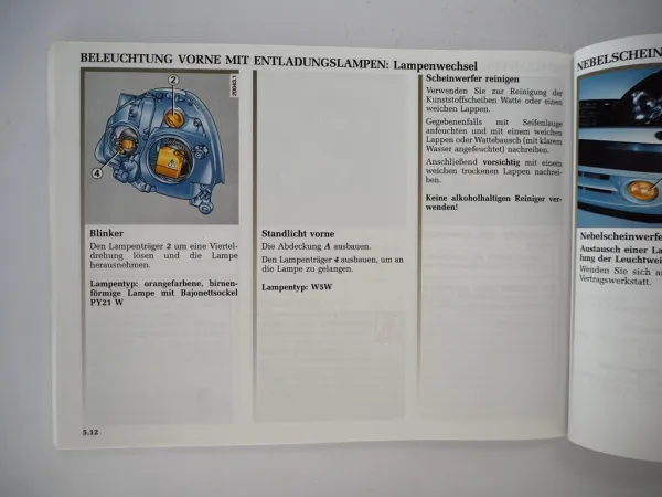 Renault Clio 1.2 1.4 1.6 2.0 16V 1.5 dCi 1.9 dTi Betriebsanleitung 2001