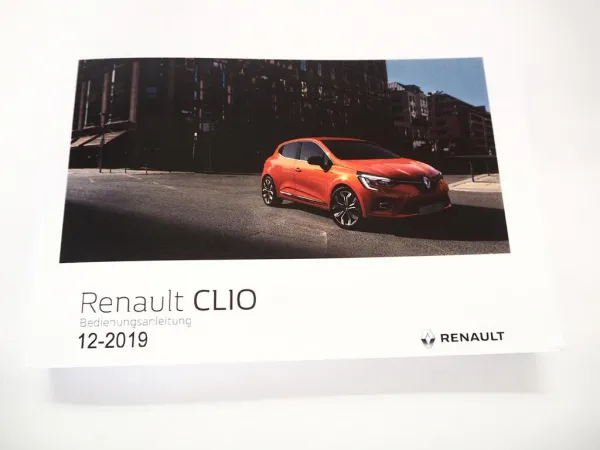 Renault Clio 5 Bedienungsanleitung Betriebsanleitung 2019