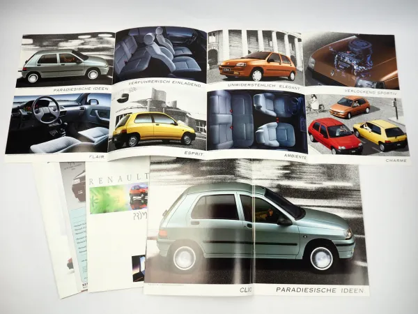 Renault Clio 5x Prospekt 1991/92