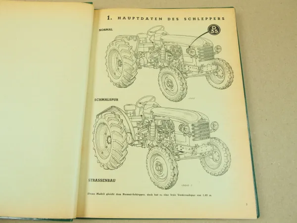 Renault D35 Ackerschlepper R7050 Reparaturhandbuch Werkstatthandbuch