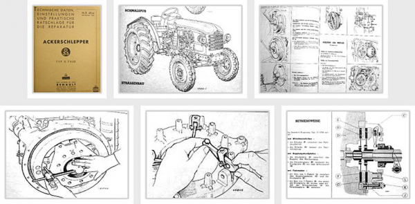 Renault D35 R7050 Reparaturhandbuch Werkstatthandbuch