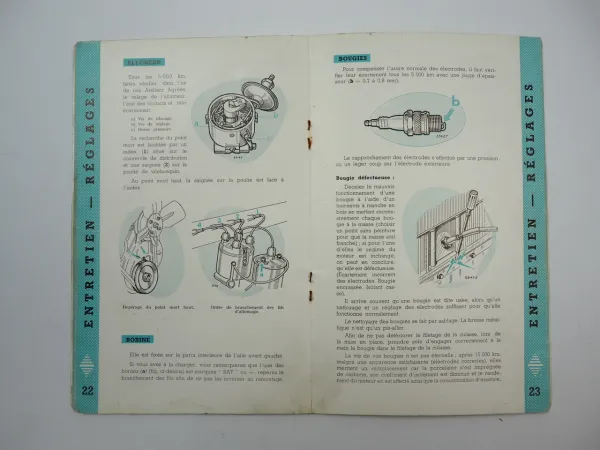 Renault Fregate Type R1104 Notice d entretien et conduite Betriebsanleitung ab 1957