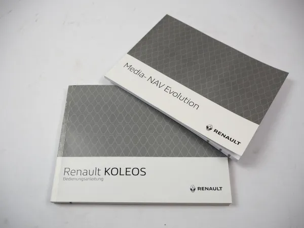 Renault Koleos 2 Betriebsanleitung & Media NAV Bedienung 7/2017 Bordbuch Deutsch