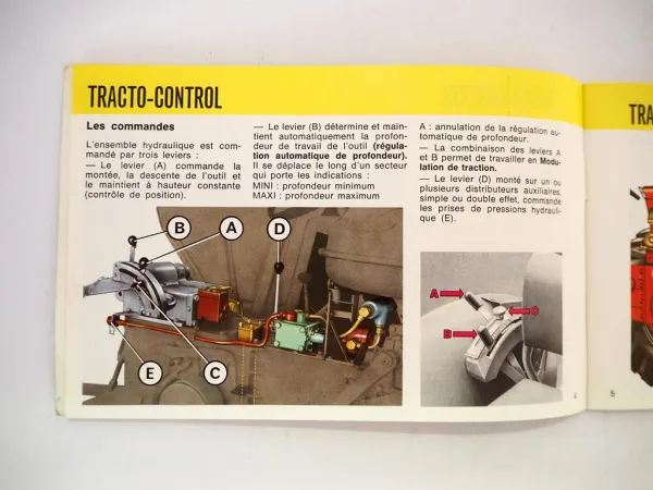 Renault Kraftheber Tracto-Control Bedienungsanleitung Wartung