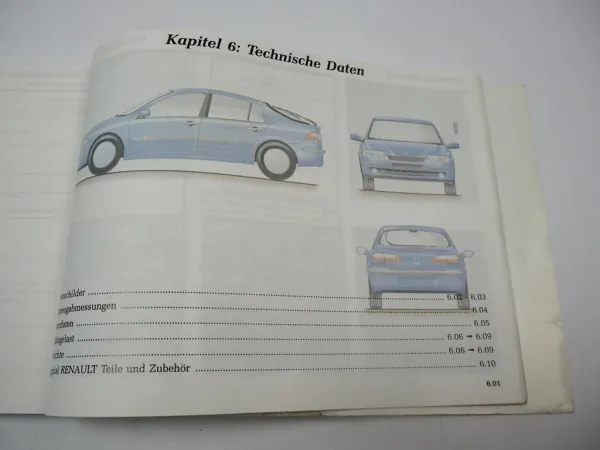 Renault Laguna 2 Schrägheck Betriebsanleitung Bedienungsanleitung Juli 2001