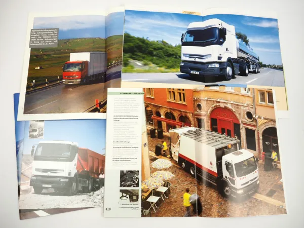 Renault Premium Route Lander Distribution LKW 5x Prospekt 1996/2003