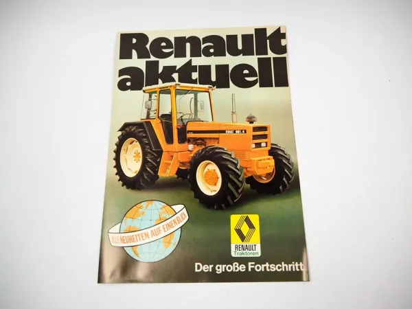 Renault R 50 S - 1451-4 Traktoren Progamm Prospekt 1980er Jahre