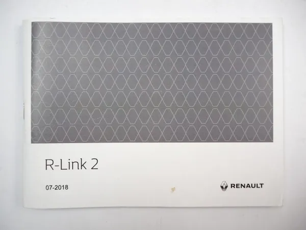 Renault R Link 2 Multimediasystem Bedienungsanleitung Betriebsanleitung 2018