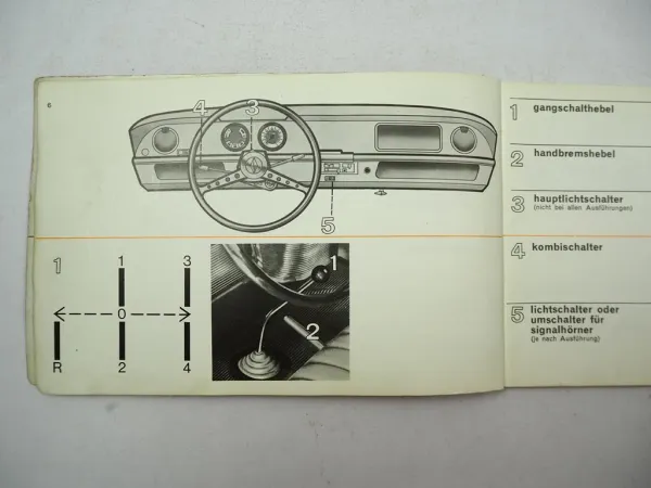 Renault R8 R1132 Betriebsanleitung Bedienungsanleitung Wartung 1968