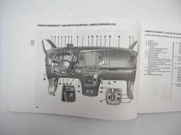 Renault Scenic 4 Bedienungsanleitung Betriebsanleitung 2019