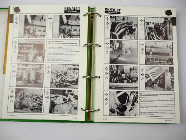 Renault Traktor Deutz & MWM Motor Werkstatthandbuch Reparaturanleitung MR226