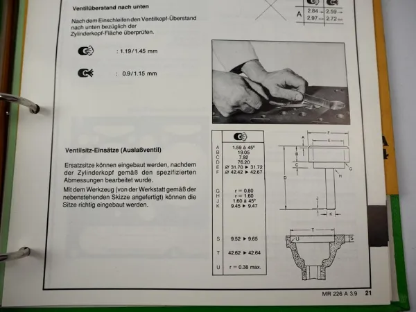 Renault Traktor Deutz & MWM Motor Werkstatthandbuch Reparaturanleitung MR226