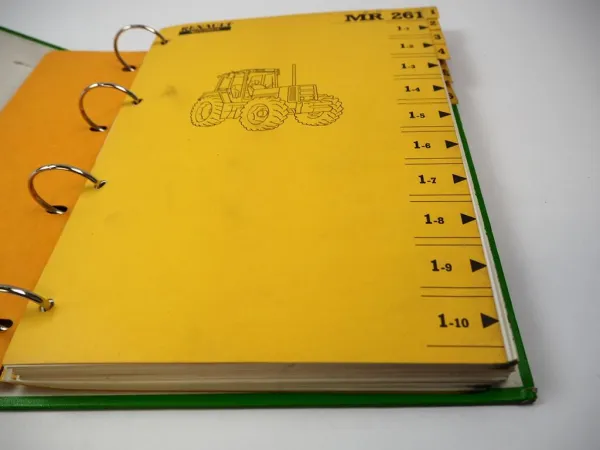 Renault Traktor Werkstatthandbuch Kenndaten Einstellmaße Reparaturanleitung