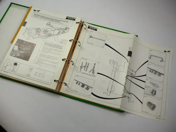 Renault Traktor Werkstatthandbuch Kenndaten Einstellmaße Reparaturanleitung