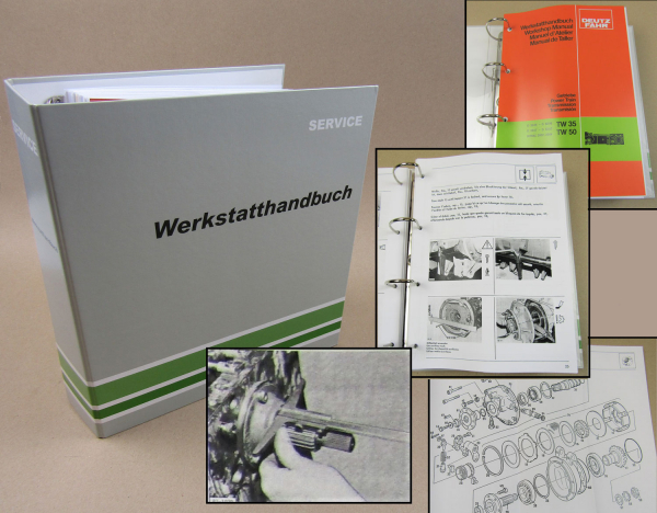 Reparatur Getriebe TW35 TW50 Deutz 3006 - 6206 2807 - 6507 Werkstatthandbuch