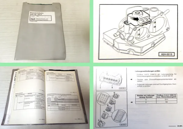 Reparaturanleitung Audi 100 A6 C4 S6 plus Motronic Einspritz und Zündanlage AHK