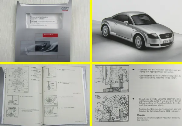 Reparaturanleitung Audi TT 8N 1999 5 Gang Getriebe 02J Werkstatthandbuch