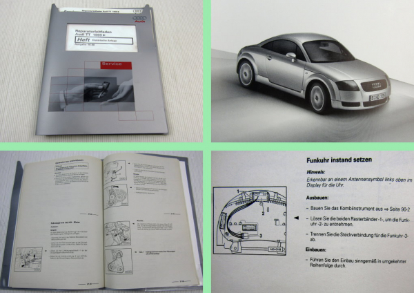Reparaturanleitung Audi TT 8N ab 1999 Elektrische Anlage Werkstatthandbuch